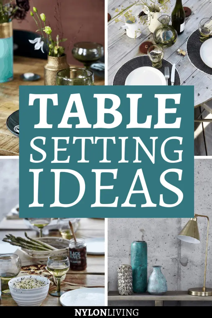 Check out some table setting inspiration by the Danish lifestyle company House Doctor, which I absolutely love. Flower arrangements, natural materials, and pairing gold with black and white are just some of the table setting decor ideas you can recreate in your own house Looking for inspirational table setting ideas? Then don’t miss this post. #tablesetting #tabledecor #tablerunner #danishdecor #nordicdesign