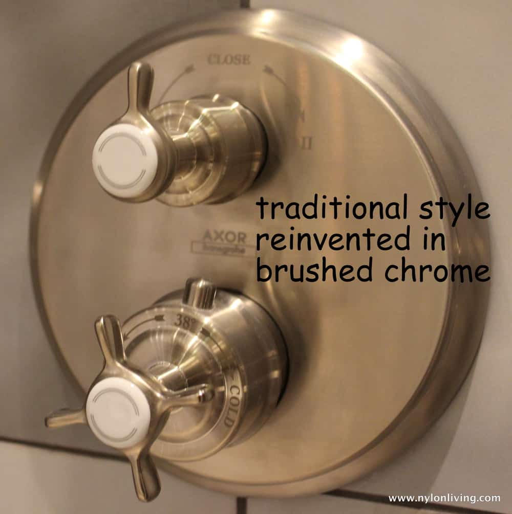 brushed chrome fixture NYLon Living