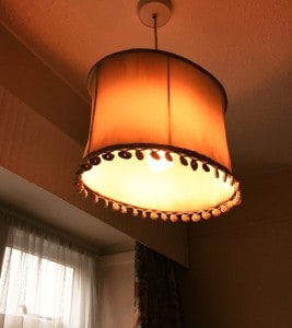 old-fashioned lampshade