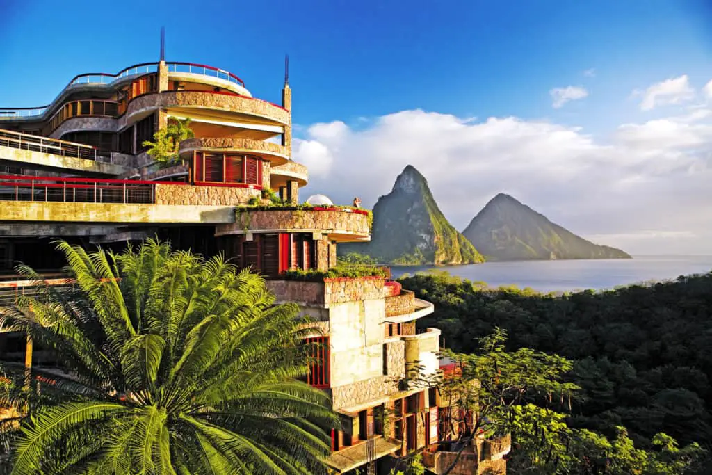 Romantic Plantation Style Home Inspiration at Jade Mountain in St Lucia