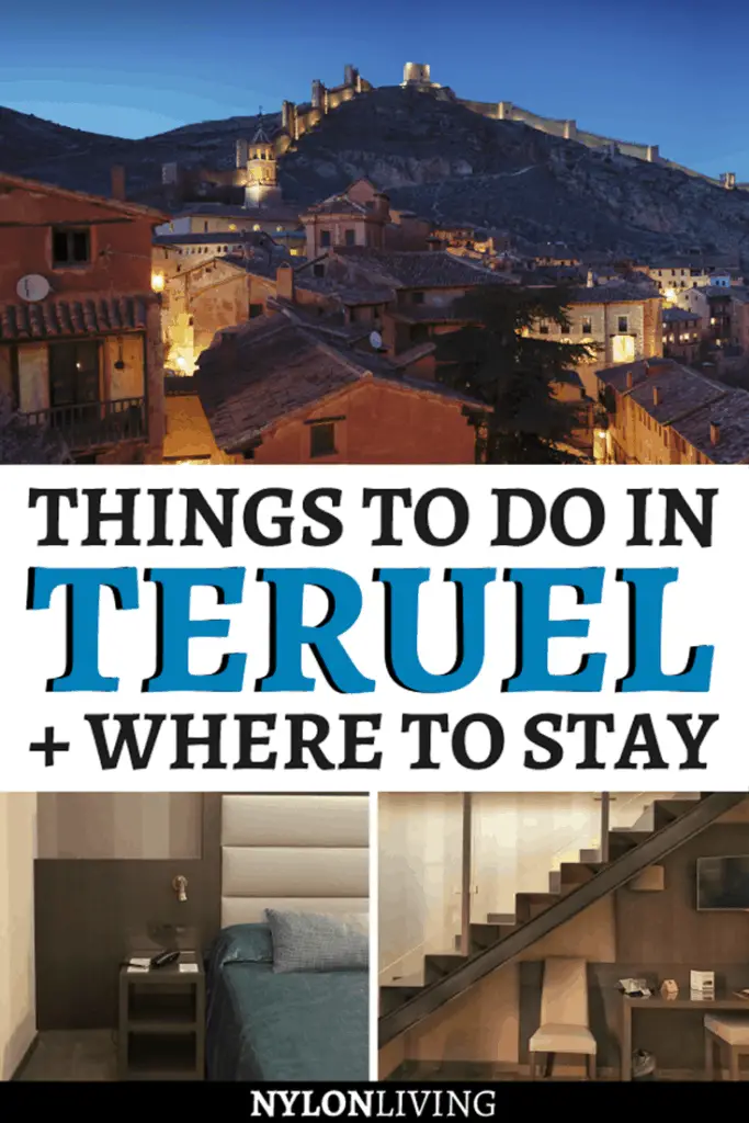 If you’re heading to Aragon, Spain, then Teruel it’s worth a stop. Check out the best things to do in Teruel, Spain + where to stay in Teruel. Attractions include Dinopolis, Europe’s largest Dinosaur museum, charming villages, and beautiful architecture. Discover also why we loved Hotel Reina Cristina, especially if you’re traveling to Spain with kids. #teruel #aragon #spain #kidfriendly #hotel