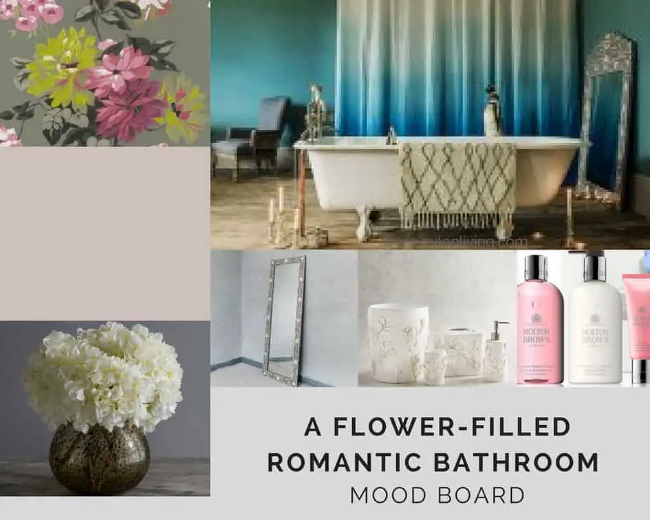 Decor Ideas To Steal From This Flower-Filled Romantic Bathroom