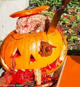 exploding scarecrow Jack O'Lantern