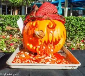 vomiting scarecrow pumpkin carving