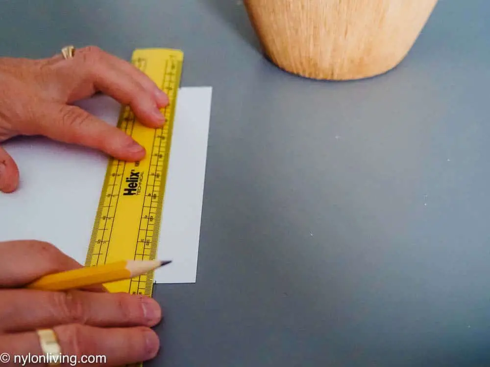 measure the double sided sticky tape